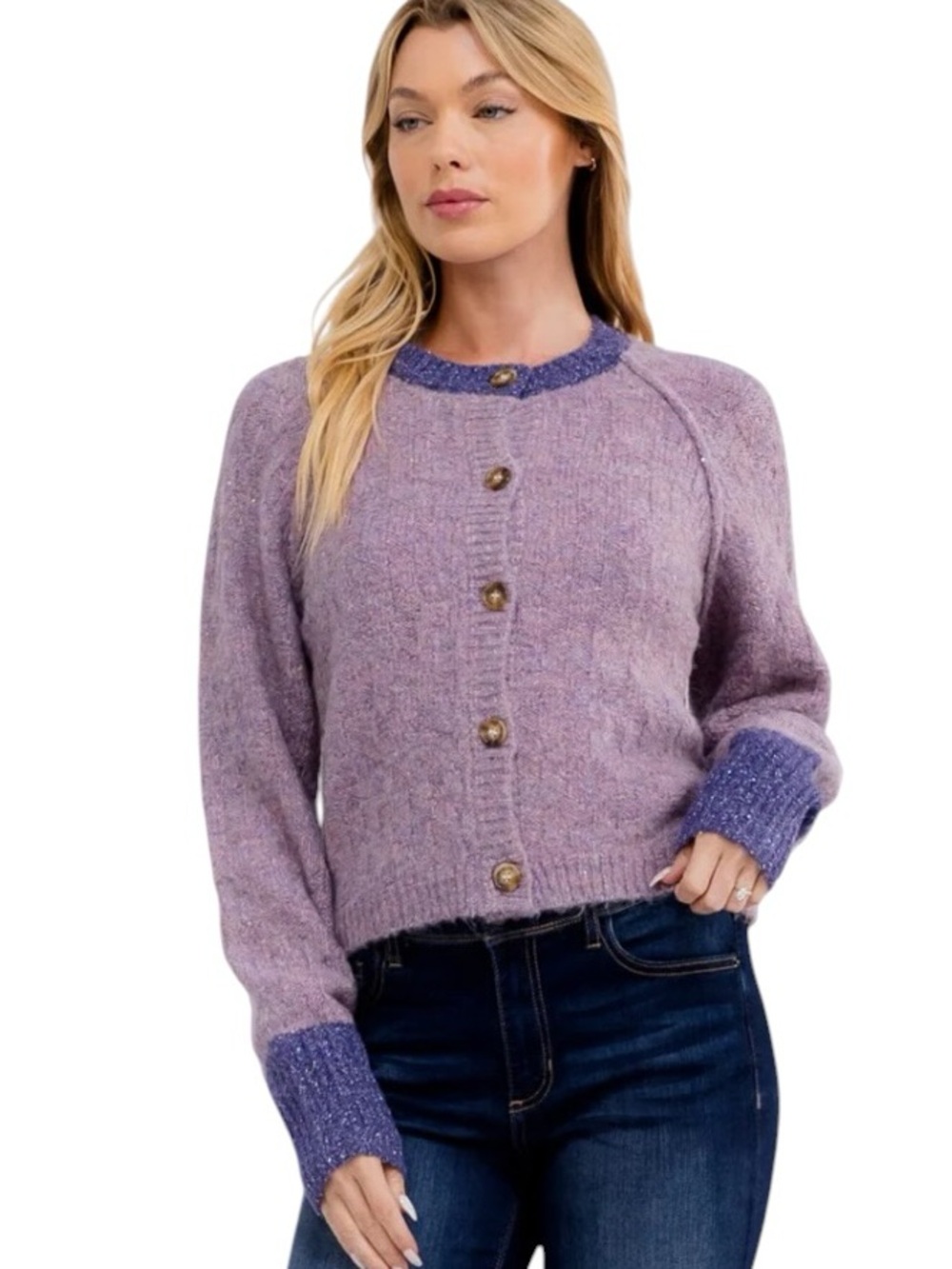937:  RIVIR NEW CARDIGAN PURPLE (H28)